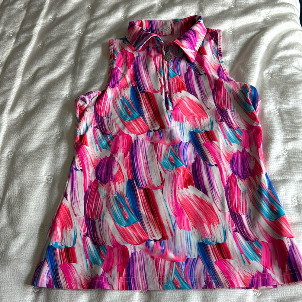 Tzu Tzu Sleeveless Golf Tennis Top